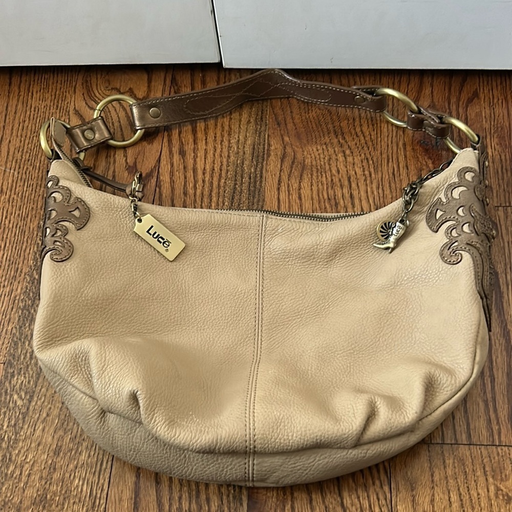 Luce Leather Hobo Purse